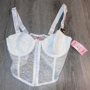 Juicy-couture Women's White Bra 36C